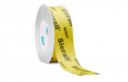 adhesif SIMPLE FACE - 60 mm x 40 ml - SICRALL Jaune